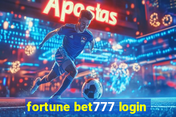 fortune bet777 login